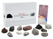 Rock Cycle Kit, 12 Pcs - Metamorphic, Igneous & Sedimentary Rocks - Eisco Labs