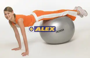 ALEX B-3075韻律球 瑜珈球 運動球 伸展球 75CM 銀灰 (4.9折)