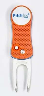 Pitchfix Hybrid Golf Divot Tool Orange/Blue