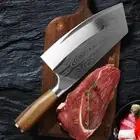 8" Meat Cleaver Chef's Knife Hand Forged Heavy Duty Butcher Knife Kitchen Knife