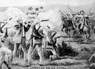 Battle of Sacra. On November 7, 1873 General Maximo Gomez with - Cuba Old Photo