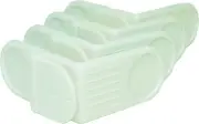 Angle Locks, White, 4 Pack