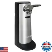 Kenmore 3 in 1 Electric Can Opener Hands Free One Touch Built In Knife Sharpe