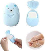 Travel Soap Sheets Portable Soap Flakes Box Backpacking Essentials Disposable Travel Wash Hand Foaming Soap Cases On The Go Camping Accessories Hiking Eco Friendly Cleaning Products