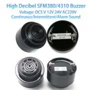 Active Piezoelectric Buzzer 3v5v12v/24v/220v Continuous/Intermittent/Alarm Sound