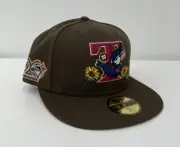 Toronto Blue Jays MLB New Era Sunflower Walnut 20 Anniversary Cap Hat 7 1/2