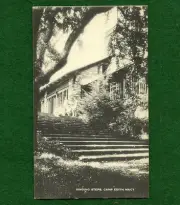 VINTAGE GIRL SCOUT - 1936 CAMP EDITH MACY POSTCARD - FREE SHIPPING