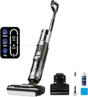 [EUREKA] RapidWash NEW430BL Cordless Wet Dry Vacuum Cleaner, Smart Floor Washer with Self Cleaning, Air Drying, Edge Clean, LED Display, Powerful Suction, Tangle-Free Design, Long Runtime