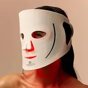 LumaLux Face | Pro LED Light Therapy Mask by Project E Beauty | 800 LEDs | 7 + 2 Colors 460nm ~1072nm | Red + Infrared + Deep Infrared High Power LED Face Mask | Skin Rejuvenation | Anti-Blemish