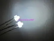 50pcs New 1.8mm White Diffused LED Leds Light Bulb Milk-White Lens Free Shipping