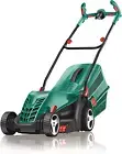 Bosch 1400W Corded Electric Lawn Mower, 37cm Cutting Width, 10m Cable, 40L Grass