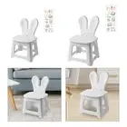 Folded Step Stool Portable Kids Chair for Bathroom Reading Room Outdoor
