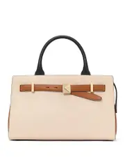 kate spade new york Deco Color Blocked Pebbled Leather Medium Satchel