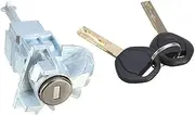 Car Left Driver Door Lock Cylinder Barrel Assembly with 2 Keys, for, 3 Series E46 M3 2001-2006 51217019975 car Door Lock