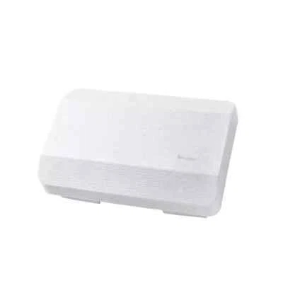 Newhouse Hardware 2-Note Modern Textured Design Wired Doorbell Chime, White