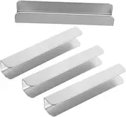 Vaguelly 4pcs Baby Gate Wall Mount Kit Child Barrier Mounting Brackets Pet Isolation Fence Hardware Indoor Safety Gate Brackets Fixing for Baby Safety