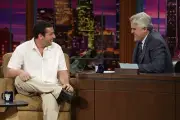 Actor Adam Sandler during an interview with host Jay Leno on June - Old Photo