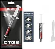 CTG08 Thermal Paste (4g), 12.8W/m.k High-Performance Thermal Compound, Superior Cooling for CPUs, Consoles, Graphics Cards, Laptops, Safe, Long-Lasting