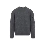 [Moncler] Moncler-Black Virgin Wool Pullover-Uomo S STAND