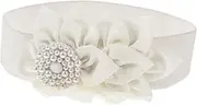 [TEMPNAP] Floral Decor Waist Belt Stretchy Elastic Dress Belt for Performance Everyday Wear Elegant Design for Comfortable Fit Versatile Accessory