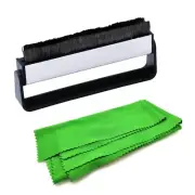 Anti Static Remover Tool 30x30cm Cloth & Brush for LPs