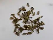 LOVELY BRONZE PINCH BAILS x 60 ( 11 x 4 mm ) JEWELLERY MAKING # 506