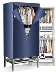 Zekroh Portable Clothes Dryer, Thickened Steel Pipe Maximum Load Capacity 100kg, 2300w Drying Machine For Laundry With Reduces Drying Time, Indoor Airer With Large Capacity For Apartments, Rvs (3)
