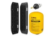 X-BULL Exhaust Jack Air Bag Jack With 2PCS Recovery Tracks Boards 4WD 4X4 Gen2.0 Black