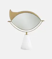 [L'Objet] L'Objet Lito marble vanity mirror