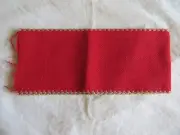 10% Off Zweigart 16 count Aida Stitchband - Christmas Red with Gold