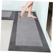 Machine Washable Kitchen Rugs Set of 2, (24" x 36"+ 24" x 60"), Non Slip