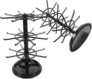 KOMBIUDA 2pcs Rotating Keychain Display Stand Jewelry Rack Organizer for Earrings Necklaces Bracelets Space Saving Countertop Storage Versatile Accessory Holder