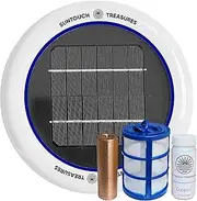 SUNTOUCH TREASURES Solar Pool Maid Ionizer - Floating Water Cleaner and Purifier Keeps Water Clear, Kill Algae in Pool, 85% Less Chlorine, Compatible with Fresh and Salt Water Pools & Spas