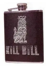 Kill Bill Embossed Flask Neca 334409
