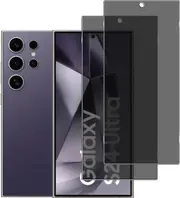 2 PCS Privacy Tempered Glass Screen Protector-For Galaxy S24 Ultra