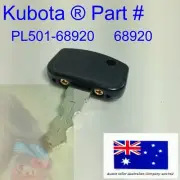 fits Kubota PL501-68920 68920 Ignition Key Tractor Loader Backhoe Mower Utility