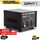 Giantz 200W Step Down Transformer - 240V to 110V Voltage Power Adapter Converter