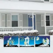 Nativity Christmas Yard Sign Display #4 - 3 Pieces - FREE SHIPPING