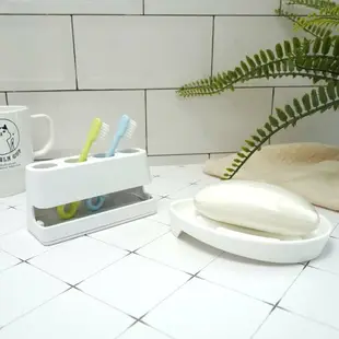 日本 Karari 珪藻土牙刷架 瀝水肥皂盒 DAIYA 矽藻土牙刷架 牙刷置物架 吸水 抗菌 乾燥 肥皂盒架 牙刷架
