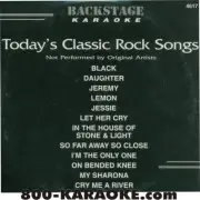 BACKSTAGE KARAOKE CD+G BS4617 CDG CLASSIC ROCK SONGS PEARL JAM HOOTIE KNACK cdg