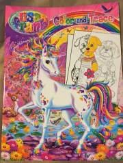 Lisa Frank Color Trace Book Stand-up Characters 2013 Bendon