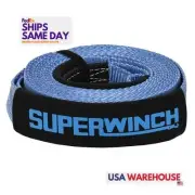 Superwinch 2587, One Blue Nylon Recovery Strap 3In X 30Ft Rated 26000Lbs Perform