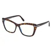 NEW Tom Ford FT5826B-052-55 052 Dark Havana Eyeglasses