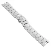 Genuine Raymond Weil 1500 Collection Shine 17mm S/S Metal Bracelet Band G3.06