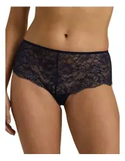 [Lauren Ralph Lauren] Lace Low Rise Hipster Brief in Navy