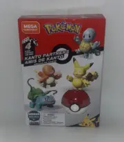 Mega Construx Pokemon Kanto Partner Set 4 To Build Pikachu NEW
