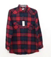 Matchstick Womens Argus Flannel Shirt Size Large New With Tags #1C6060