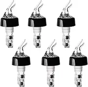 6 Pcs Measured Bottle Pourer, Liquor Pourers 1oz/30ml Automatic Liquor Bottle Pourers Bottle Jigger Quick Shot Spirit Measure Pourer for Wine Cocktail Gin Jigger