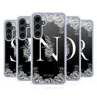 NATURE MAGICK B & W MONOGRAM FLOWERS 2 GEL CASE COMPATIBLE WITH SAMSUNG/MAGSAFE