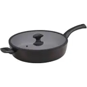 Essteele Per Salute 32cm Non-Stick Saute Pan w/ Lid Round - Black